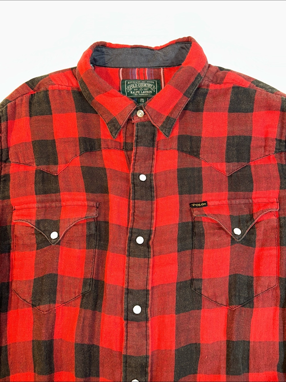 Ralph Lauren Polo Country Buffalo Check Flannel Shirt